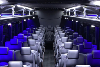 Greeley Charter Bus Interior
