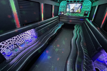 Greeley Limo Bus Interior