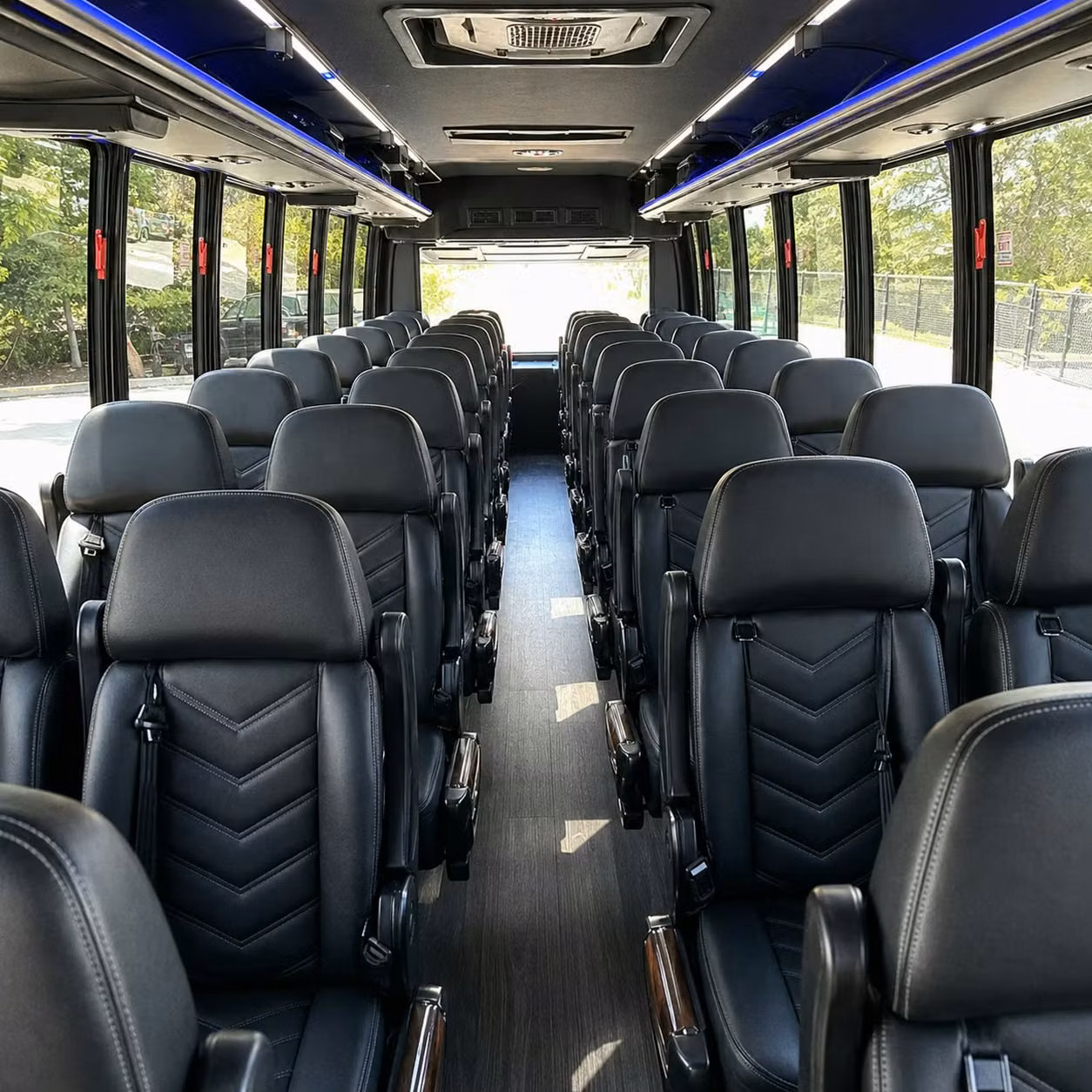 compare minibuses and charter buses for greeley prom groups of every size