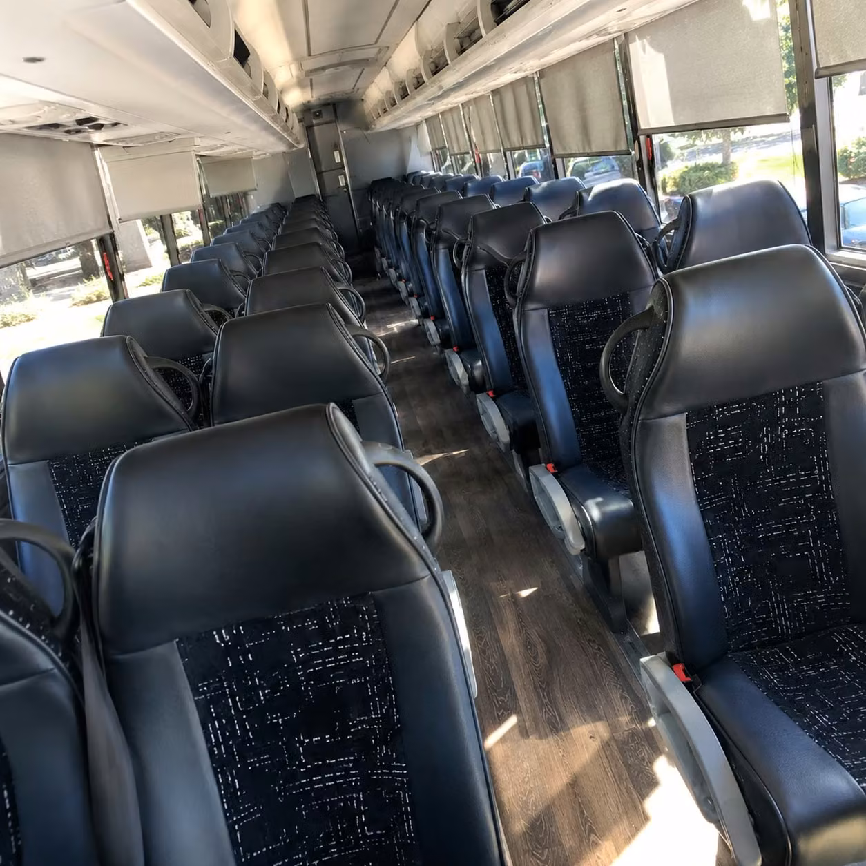 greeley charter bus interior gallery
