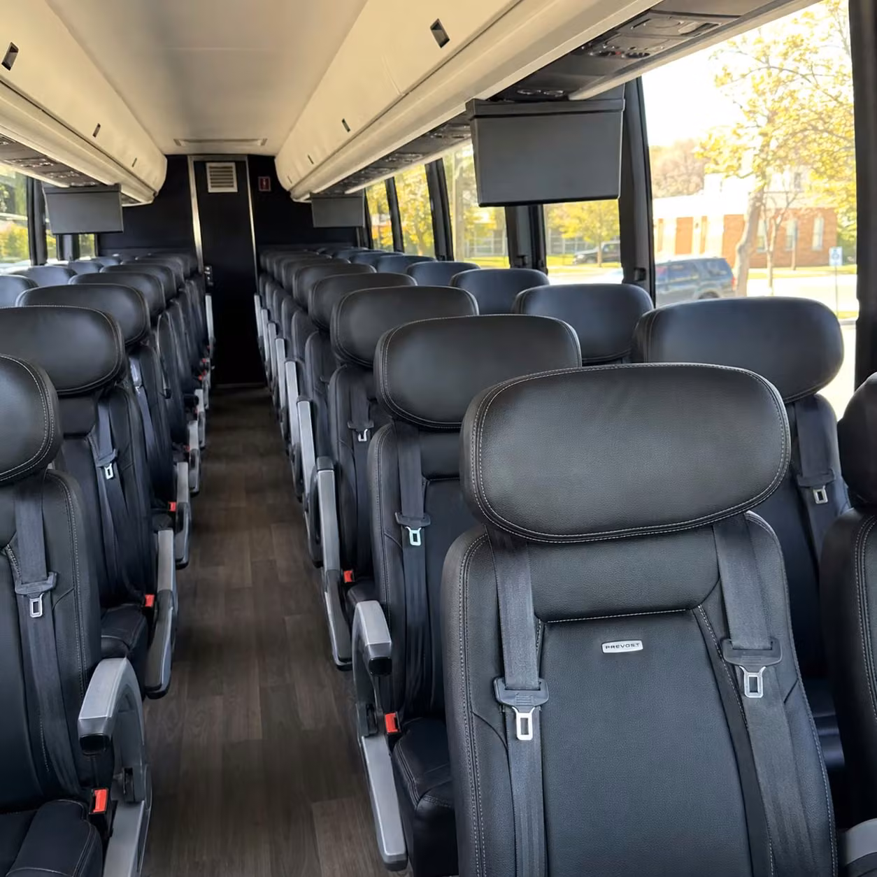 greeley charter bus interior