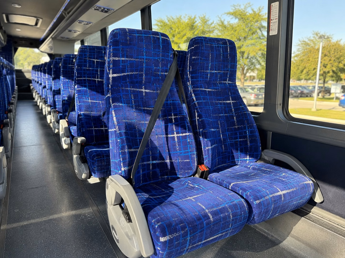 greeley charter bus rental inside