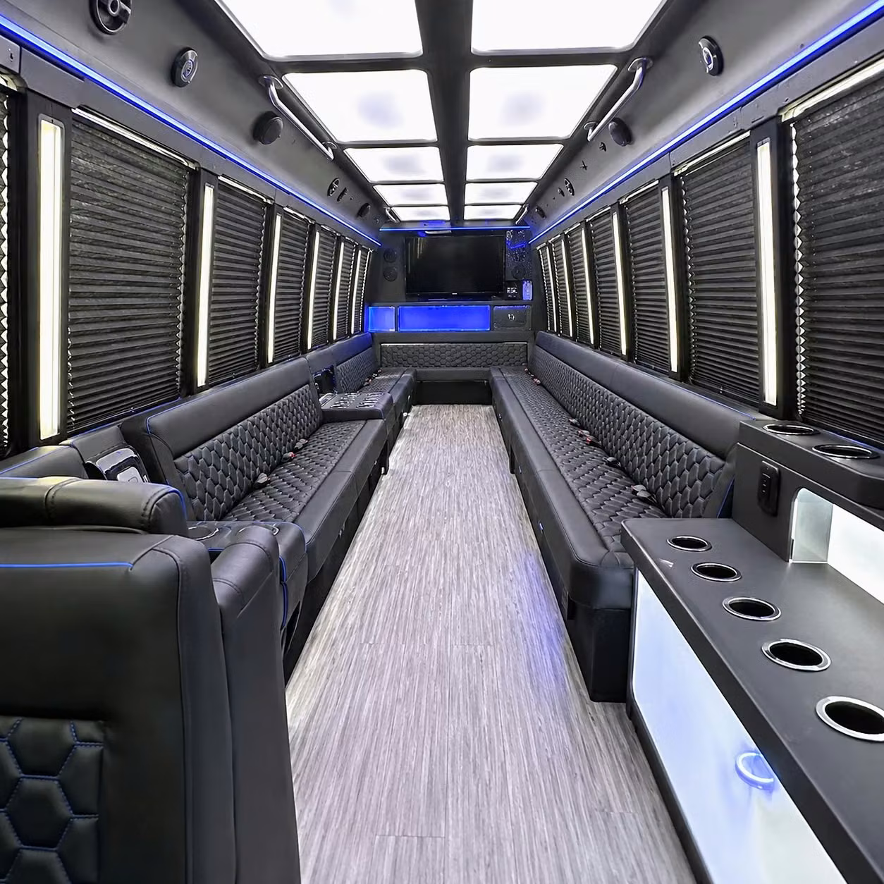 party bus interior