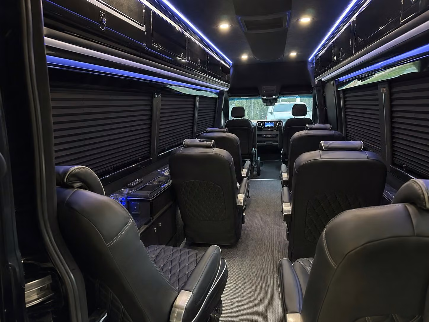sprinter van with driver interior
